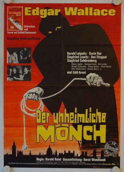 Der unheimliche Mönch originales deutsches Filmplakat